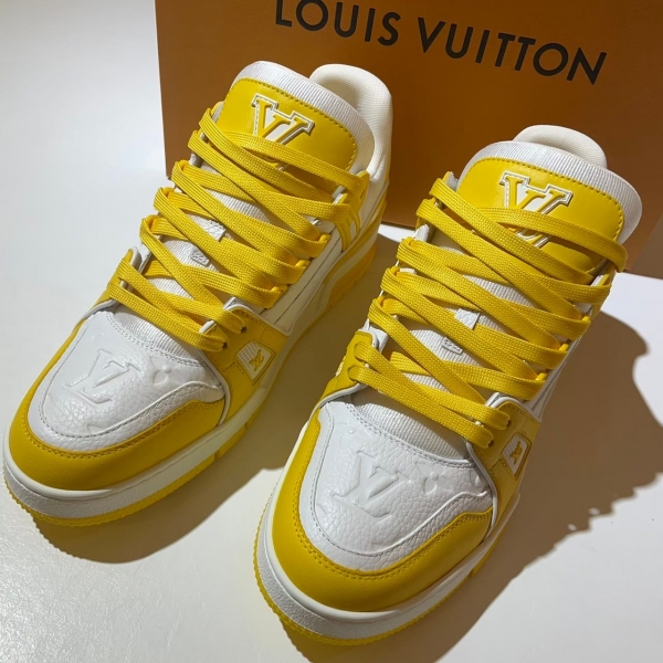 Louis Vuitton  黃色Trainer運動鞋