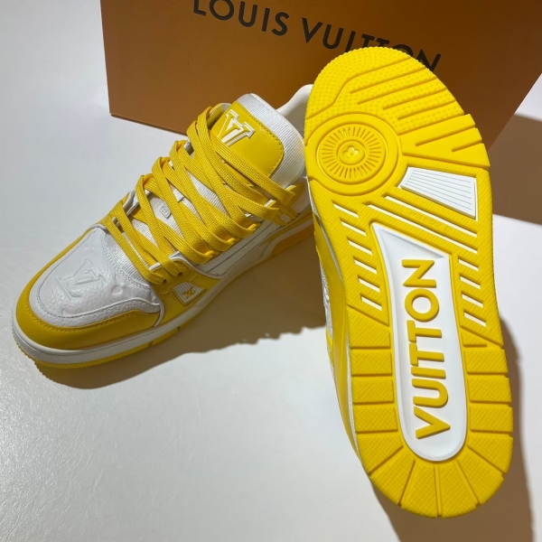 Louis Vuitton  黃色Trainer運動鞋