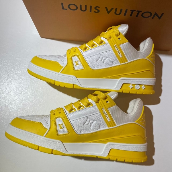 Louis Vuitton  黃色Trainer運動鞋