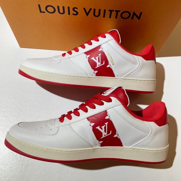 Louis Vuitton  RIVOLI 紅白運動鞋